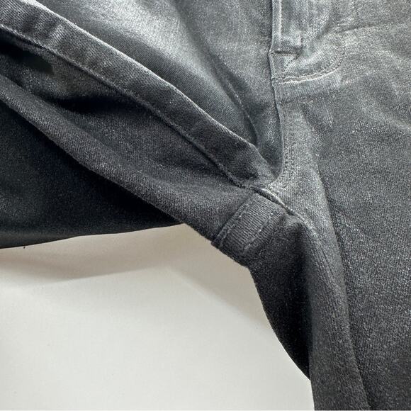 Frame Noir Coated Le Skinny de Jeanne Mid Rise Black Skinny Jeans Size 26 - Picture 5 of 11